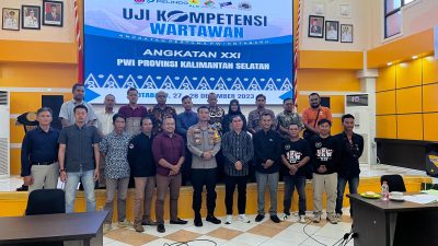 UKW PWI Kalsel Angkatan XXI Resmi Ditutup 9 Wartawan Dinyatakan Kompeten