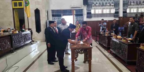 DPRD Kapuas Gelar Paripurna  Penyampaian Raperda APBD Kapuas 2024