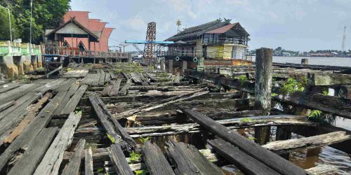 Miris ! Pelabuhan KP3 Kapuas Rusak Parah Bertahun-Tahun