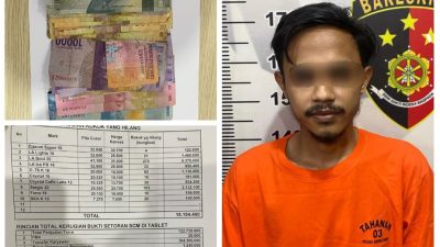 Gelapkan Uang Perusahaan Sales Rokok Dicokok Polisi
