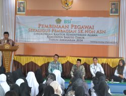 Bina Pegawai, Kepala Kemenag Bartim Ingatkan Budaya Malu