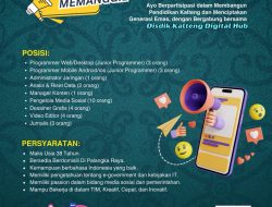 Disdik Kalteng Gelar Recruitment Untuk 30 Anak Muda Gabung DKDC