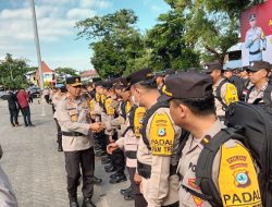Kapolda Kalsel Sambut Kedatangan Personil BKO Dalam Pengamanan TPS