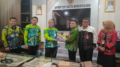 Kunjungan Studi Komparasi Pemkab Kotabaru ke Pemkot Banjarbaru Terkait MCP KPK