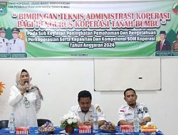 Meningkatkan Efisiensi Koperasi, Pemkab Tanbu Gelar Bimtek Administrasi