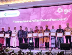 Peringatan NTD Sedunia, Pulang Pisau Raih Sertifikat Bebas Frambusia