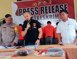 Polres Tanah Bumbu Gelar Press Rilis Pengungkapan Kasus Pengeroyokan