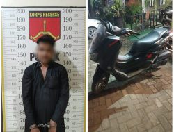 Curi Motor yang Kuncinya Nyantol, Pemuda Satui Dibekuk Polisi