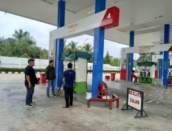 Satreskrim Polres Pulang Pisau Sambangi SPBU