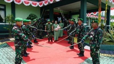 Kodim Tanah Bumbu Gelar Pisah Sambut Dandim Lama dan Baru