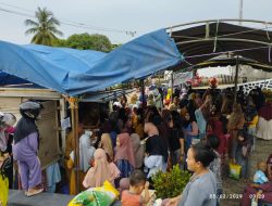 Solusi Stabilisasi Harga Jelang Ramadan, DKUMP2 Gelar Pasar Murah di Desa Gunung Besar