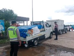 Pastikan Arus Mudik Lancar, Polres Pulang Pisau Patroli di Pelabuhan