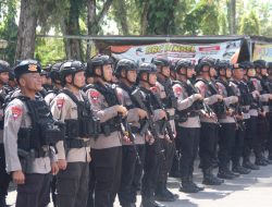 Amankan Paskah Nasional, Polda Kalteng Kerahkan 124 Personil Brimob