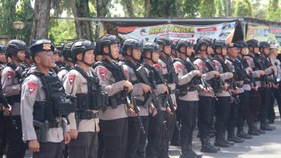 Amankan Paskah Nasional, Polda Kalteng Kerahkan 124 Personil Brimob