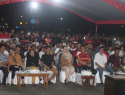 Pj Bupati Nunu Andriani Nobar Semifinal Piala Asia U-23 Bersama Masyarakat Pulpis