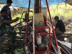 TMMD Tanah Bumbu Bangun Sumur Bor dan Embung