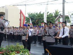 Sah! Kasat Polairud dan Kapolsek Kelumpang Barat Resmi Berganti