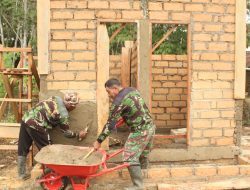 Capai 60 Persen, Pengerjaan MCK Satgas TMMD ke 120