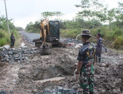 TMMD Tanah Bumbu Pasang Gorong-gorong