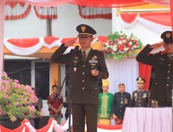 Pemkab Kotabaru Gelar Hari Lahir Pancasila, Bupati dan Wakil Kompak Pakai Baju Adat Banjar