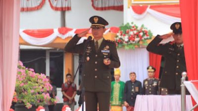 Pemkab Kotabaru Gelar Hari Lahir Pancasila, Bupati dan Wakil Kompak Pakai Baju Adat Banjar