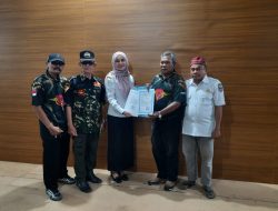 Pimpinan Cabang PPM Kotabaru Terima Surat Tanda Lapor Keberadaan Ormas Dari Kesbangpol