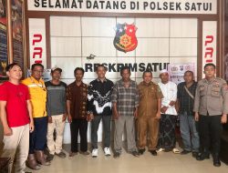 Kisruh Bantuan Sapi Kurban Desa Sejahtera Mulia, Warga dan Kades Mediasi di Kantor Polisi