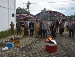 Pj Bupati Kapuas Hadiri Pemusnahan Kertas Surat Suara Rusak