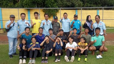 Atlet Cabang Olahraga Sambut Kedatangan Tim Monitoring KONI Kotabaru