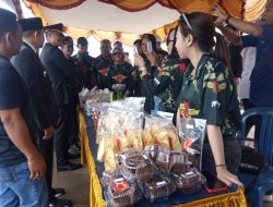 Puncak Bhayangkara ke-78 PPM Kotabaru Tampilkan Hasil Produk Stand Bazar UMKM