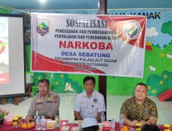 Sat Narkoba Polres Kotabaru Sosialisasi Bahaya Tembakau Gorila dan Kecubung