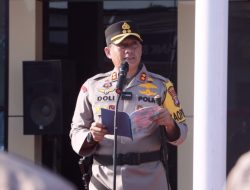 Kapolres Kotabaru Pimpin Apel Gelar Pasukan Operasi Patuh Intan 2024