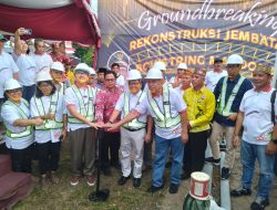 Pancang Tiang Pertama, Erlin Hardi Kembalikan Nilai Historis Jembatan Lengkung Mandomai