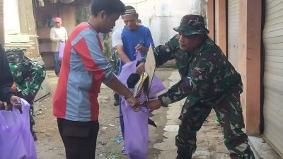 Kodim Tanbu Gelar Karya Bakti di Seluruh Koramil Jajaran, Sambut HUT ke-79 TNI