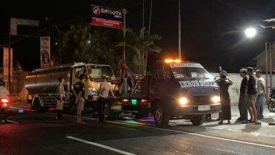 Truk Seruduk Pemotor Hingga Tewas