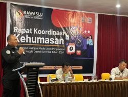 Bawaslu Gelar Rakor Kehumasan, Humas Polres Kotabaru jadi Narasumber