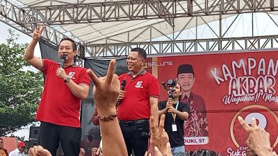 Kampanye Akbar H. Masduki – Nur Efendi, Janji Tak Ambil Gaji Jika Jadi Bupati Sukamara