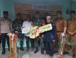 Kasdim Tanah Bumbu Resmikan Rumah Hasil Program TNI dan CSR PT Jhonlin Group