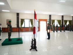 Kodim Tanah Bumbu Gelar Upacara Korps Raport Pindah Satuan