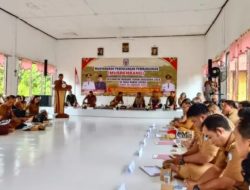 Wakili Pj Bupati, Asisten I Setda Murung Raya Musrenbang Kecamatan
