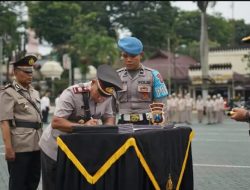 Polres Malang Gelar Sertijab Sejumlah Pejabat Berganti
