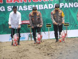 Kapolri dan Sri Sultan Tanam Jagung Dilahan Tidur seluas 5 Hektar