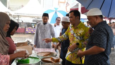 Buka Pasar Ramadhan, Bupati Pulang Pisau Gelar Gerakan Pangan Murah