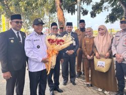 Pulang Retret, Bupati Kotabaru Disambut Meriah Jajaran Pemkab
