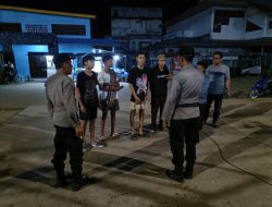 Antisipasi Perang Sarung, Polsek Satui Gencar Patroli Malam dan Subuh