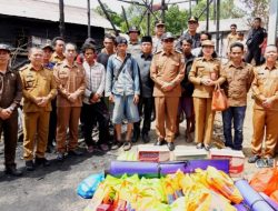 Serahkan Bantuan, Pj Bupati Murung Raya Kunjungi Warga Korban Kebakaran
