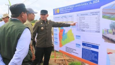 Tanah Laut Menuju Lumbung Pangan! Mentan Dorong Percepatan Optimasi Lahan Rawa