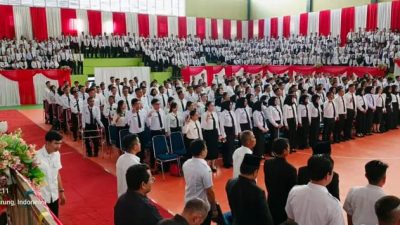 857 PPPK Resmi Dilantik, Bupati Murung Raya Tekankan Kedisiplinan dan Profesionalisme