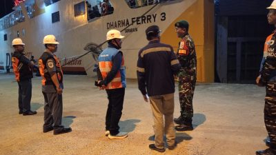 Danramil Simpang Empat Pimpin Patroli Pengamanan Mudik Lebaran 2025