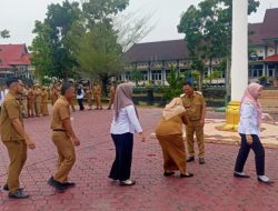 Wabup Sukamara Pimpin Apel Gabungan ASN, Fokus Program MBG
